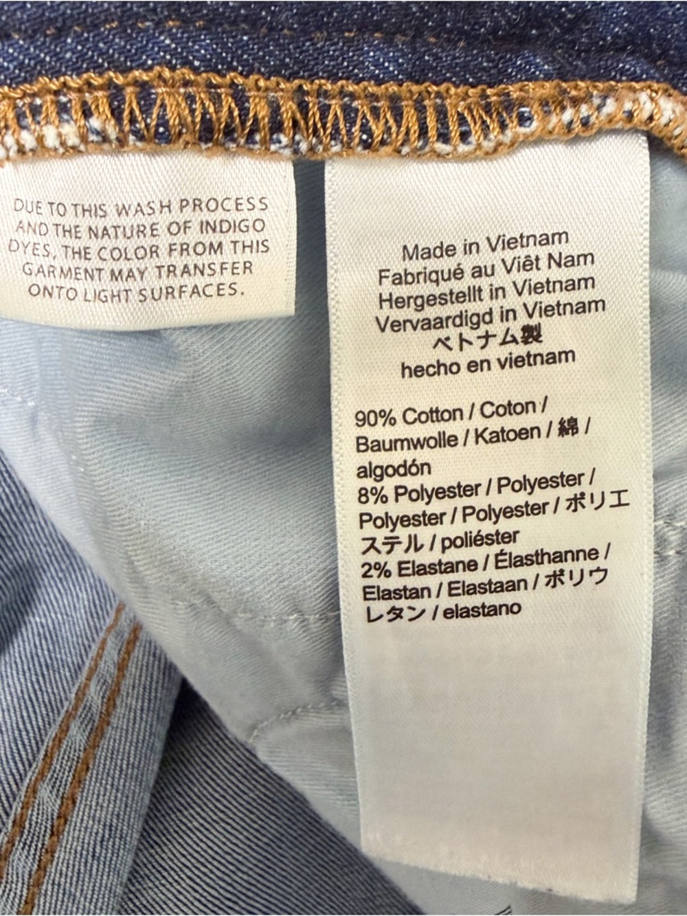 J Crew Ether Blue Dark Wash Vintage Straight Mid Rise Jeans 26.5 Inch Inseam 27 - Picture 8 of 9
